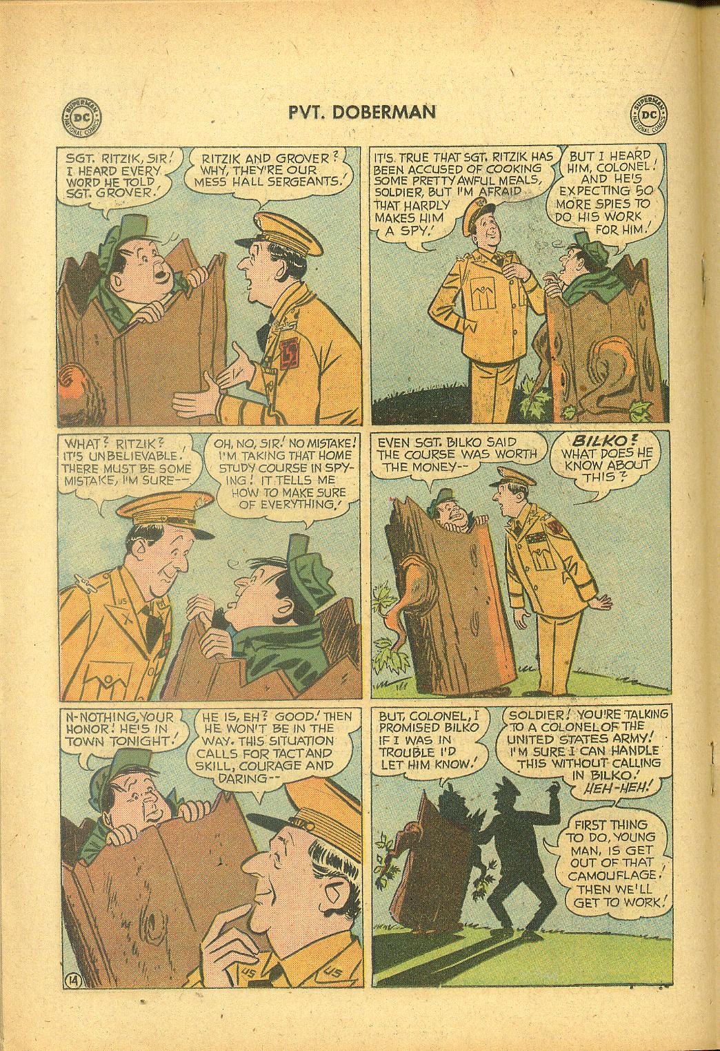 Read online Sgt. Bilko's Pvt. Doberman comic -  Issue #1 - 18