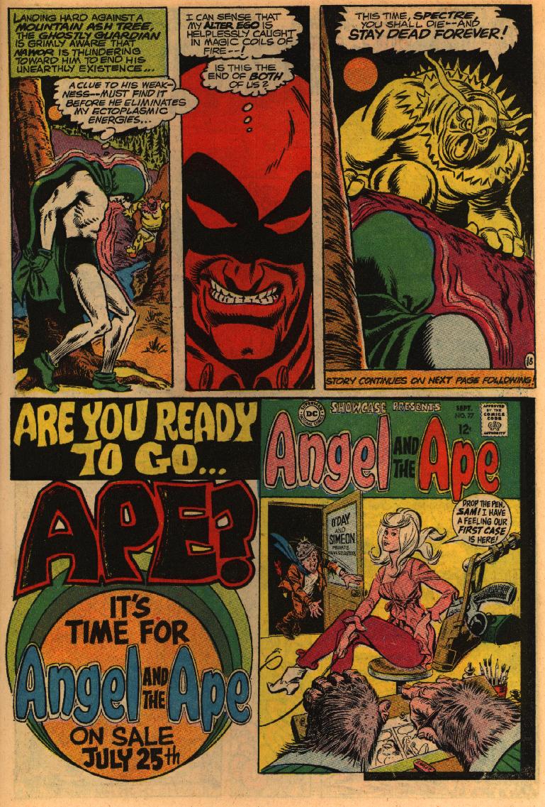 Read online The Spectre (1967) comic -  Issue #6 - 23