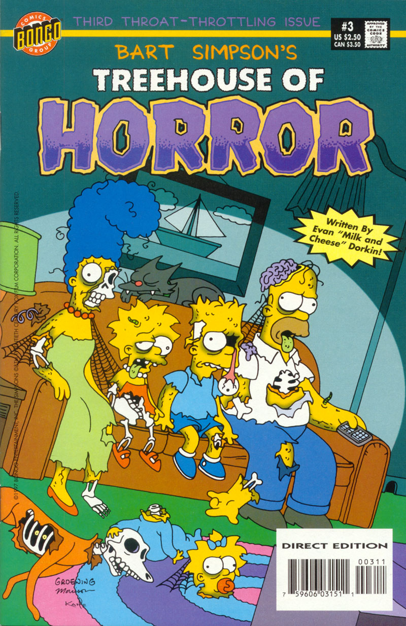 Read online Treehouse of Horror comic -  Issue #3 - 1