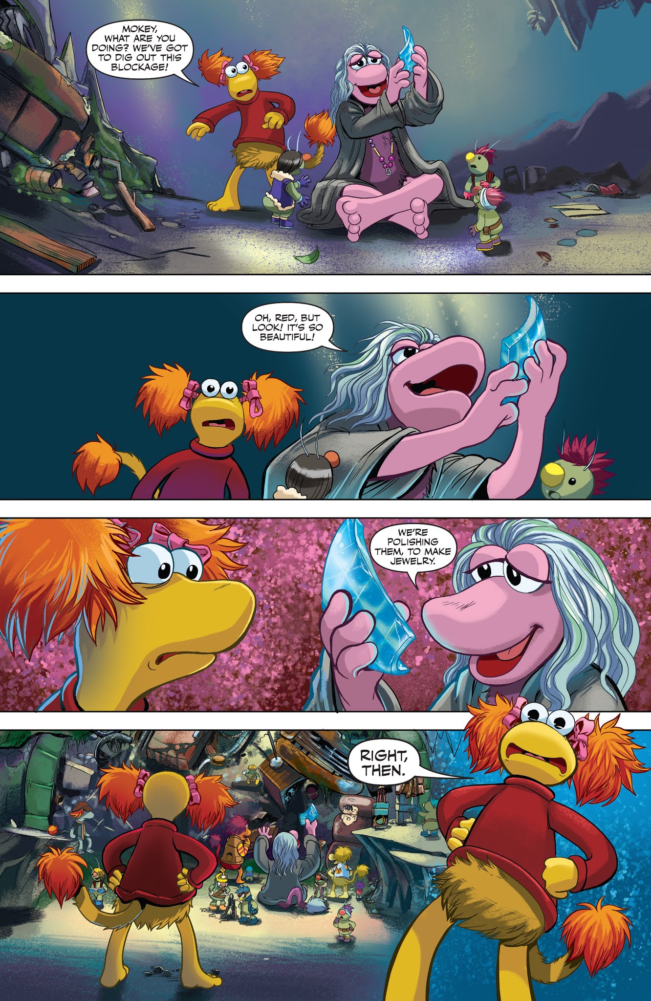 Read online Jim Henson's Fraggle Rock: Journey to the Everspring comic -  Issue #3 - 20