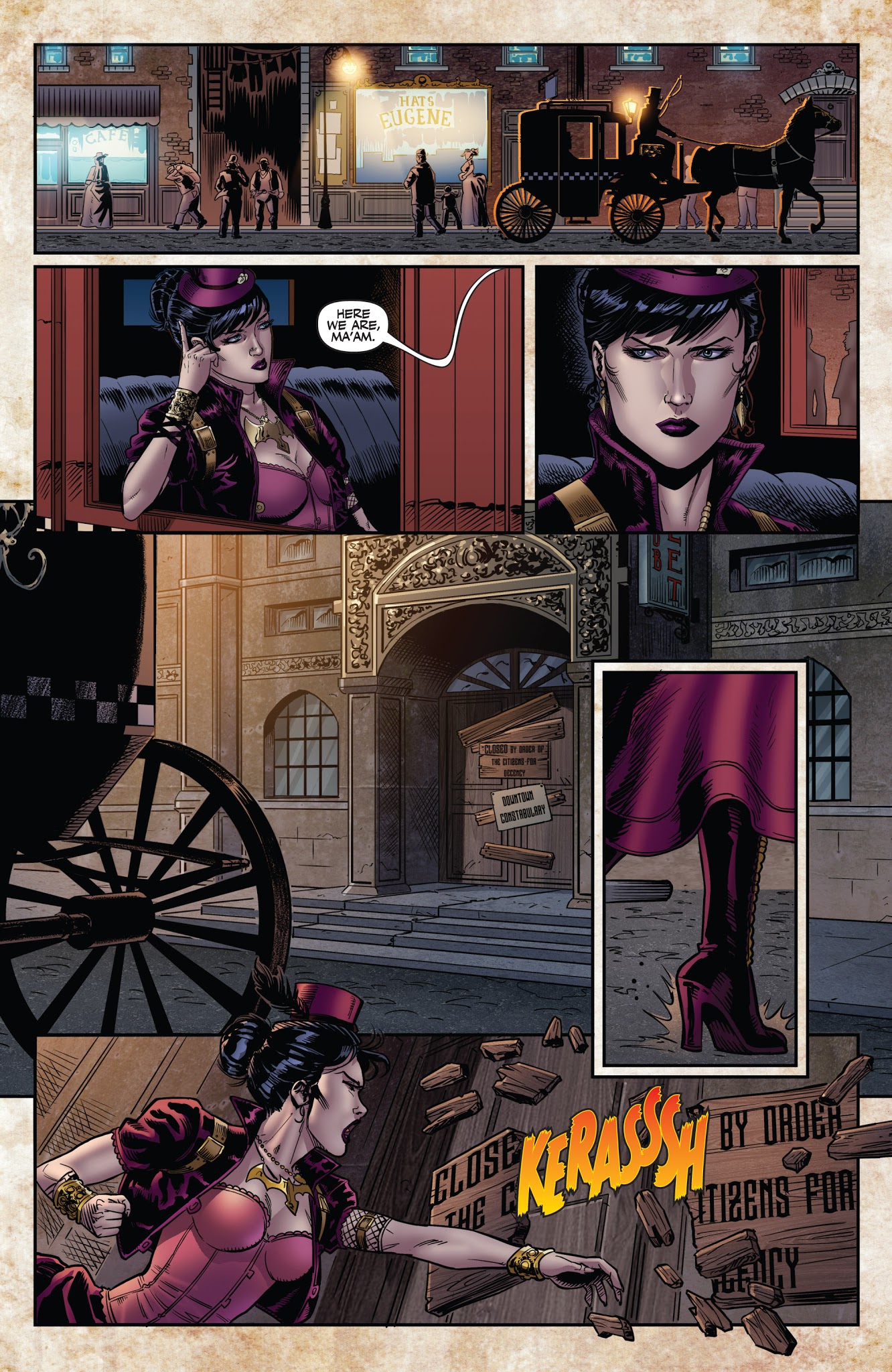 Read online Legenderry: Vampirella comic -  Issue #1 - 8