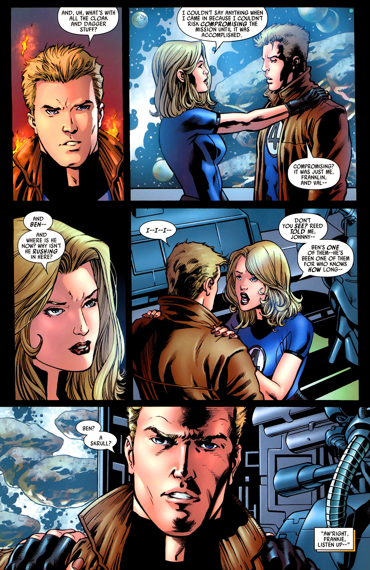 Read online Secret Invasion: Fantastic Four comic -  Issue #1 - 19