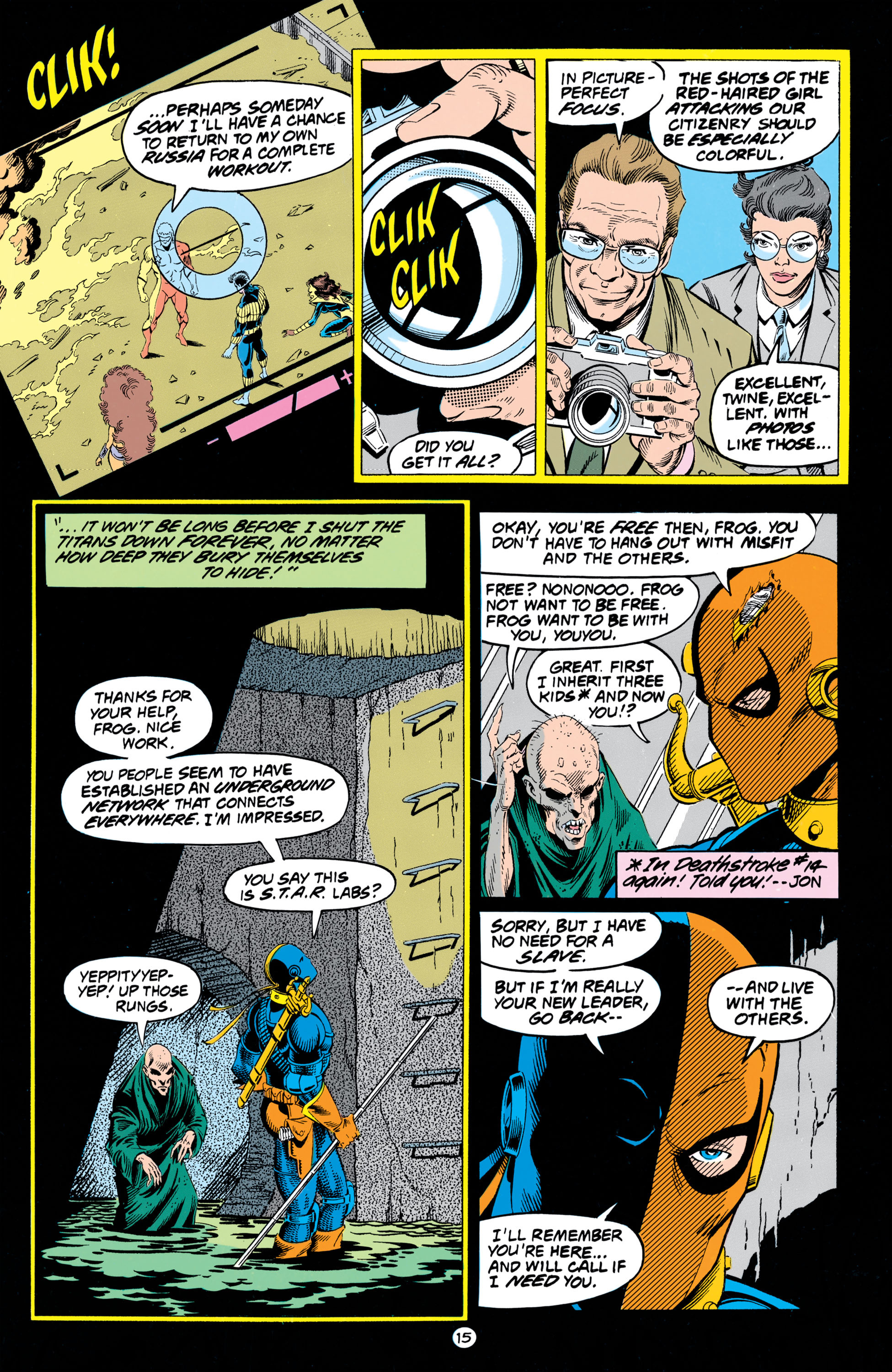 Read online The New Titans (1988) comic -  Issue #90 - 16
