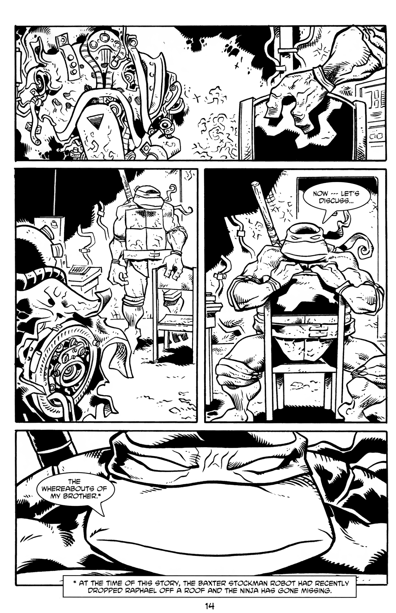 Read online Donatello The Brain Thief comic -  Issue #1 - 17