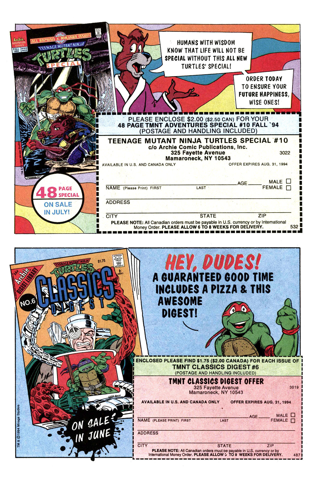 Read online Teenage Mutant Ninja Turtles Adventures (1989) comic -  Issue #60 - 25