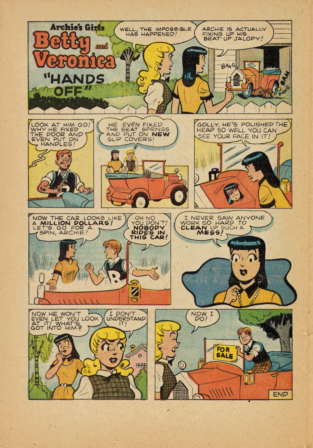 Read online Archie's Girls Betty and Veronica comic -  Issue #20 - 23