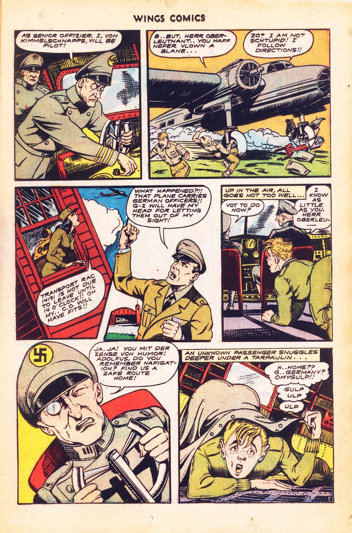 Read online Wings Comics comic -  Issue #51 - 15