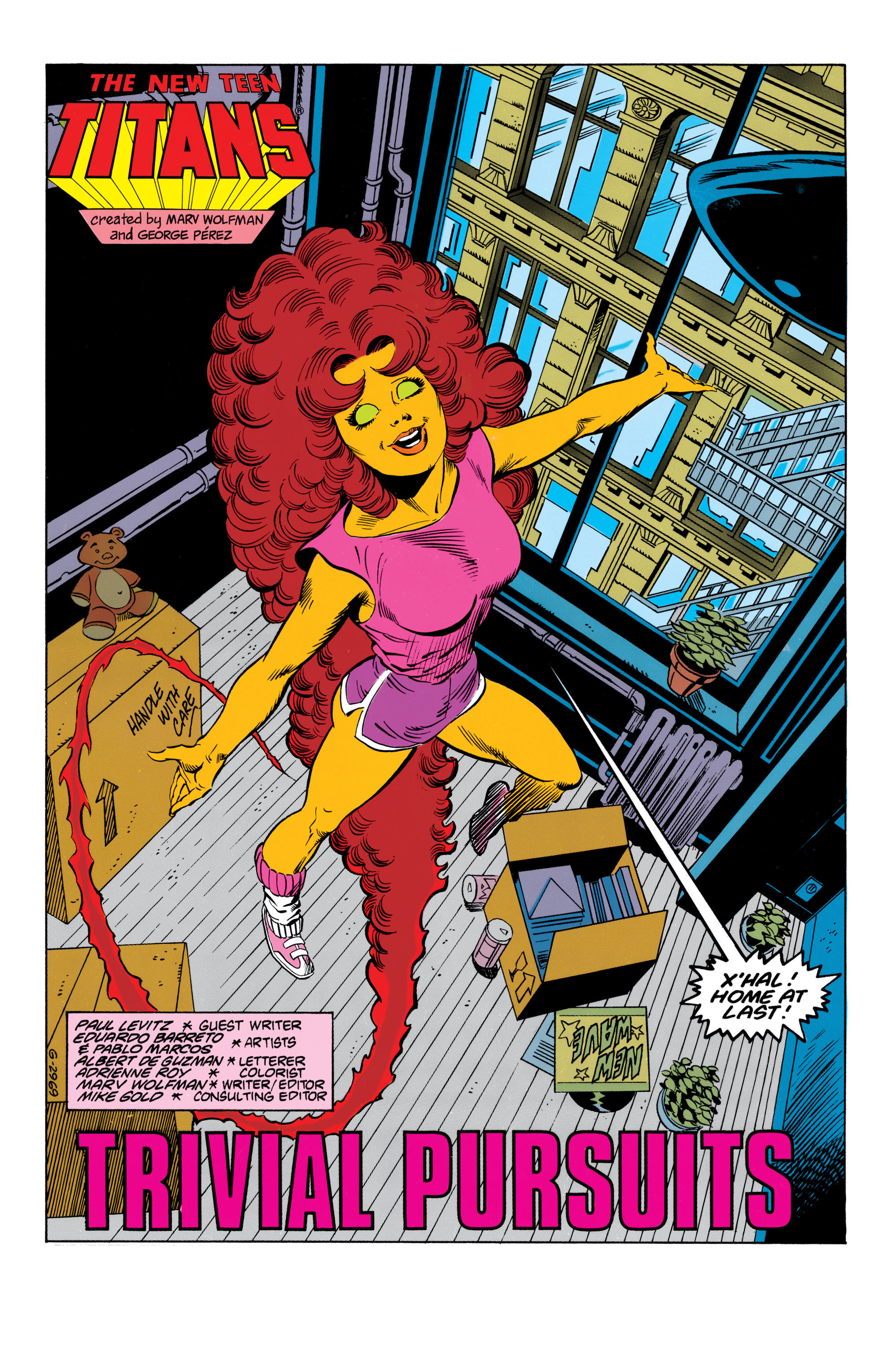 Read online The New Teen Titans (1984) comic -  Issue #32 - 2