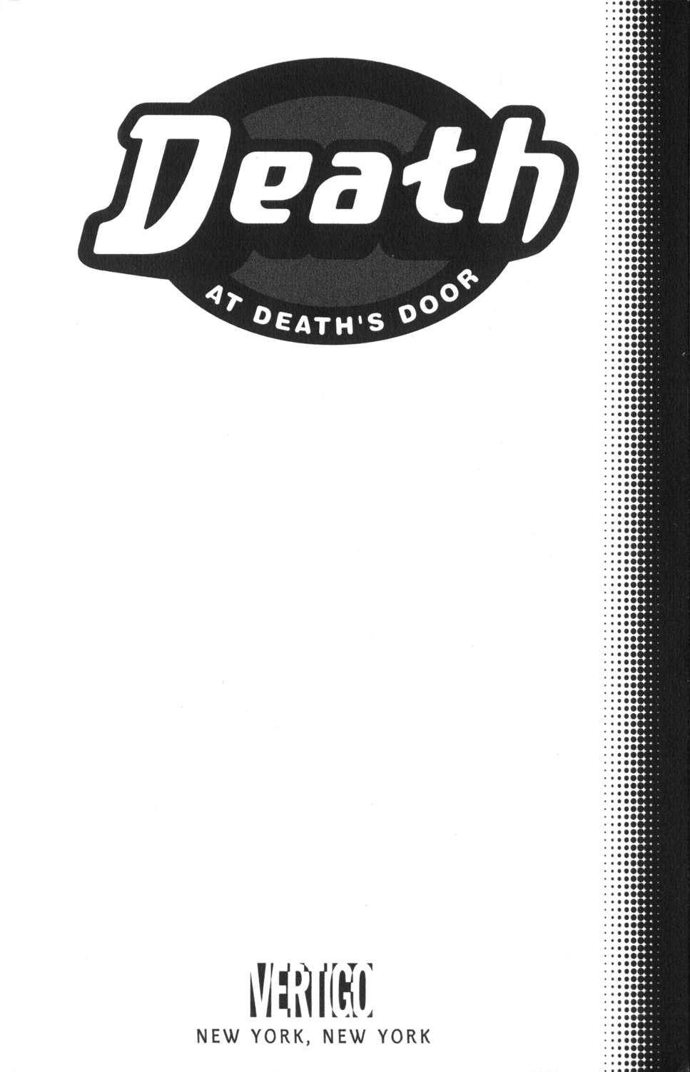 Read online Death: At Death's Door comic -  Issue # TPB - 2