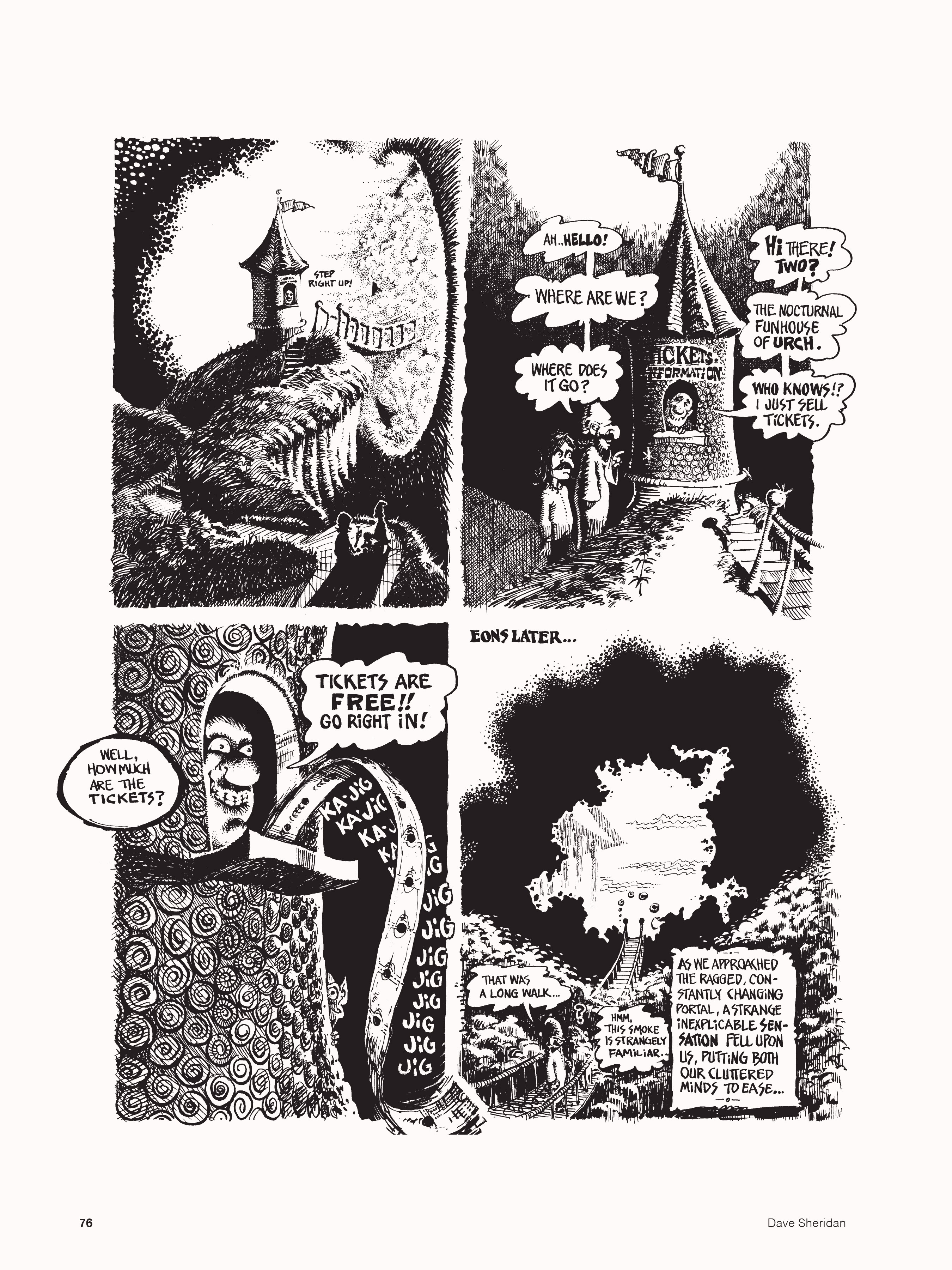 Read online Dave Sheridan: Life with Dealer McDope, the Leather Nun, and the Fabulous Furry Freak Brothers comic -  Issue # TPB (Part 1) - 87