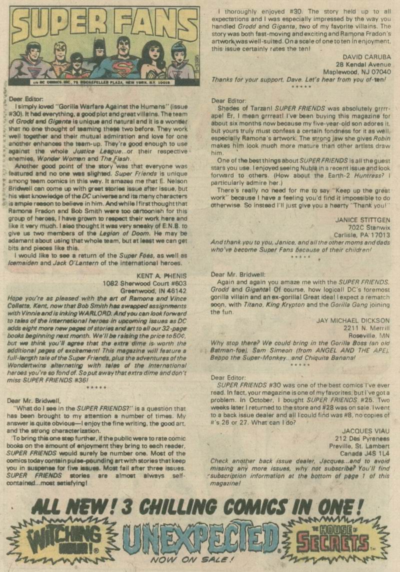 Read online The Super Friends comic -  Issue #35 - 19