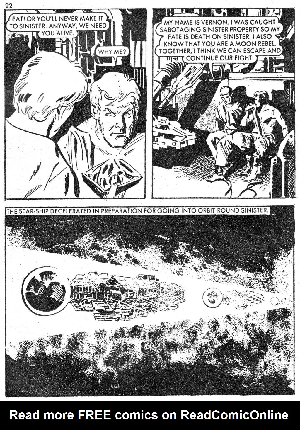 Read online Starblazer comic -  Issue #19 - 22