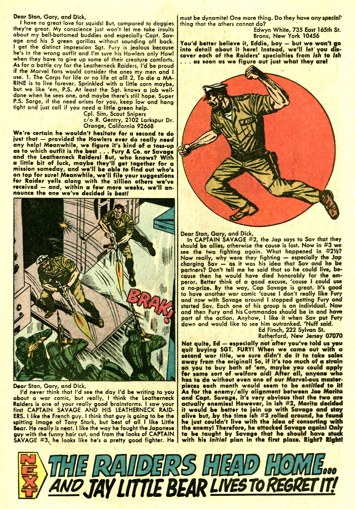 Read online Captain Savage and his Leatherneck Raiders comic -  Issue #6 - 33
