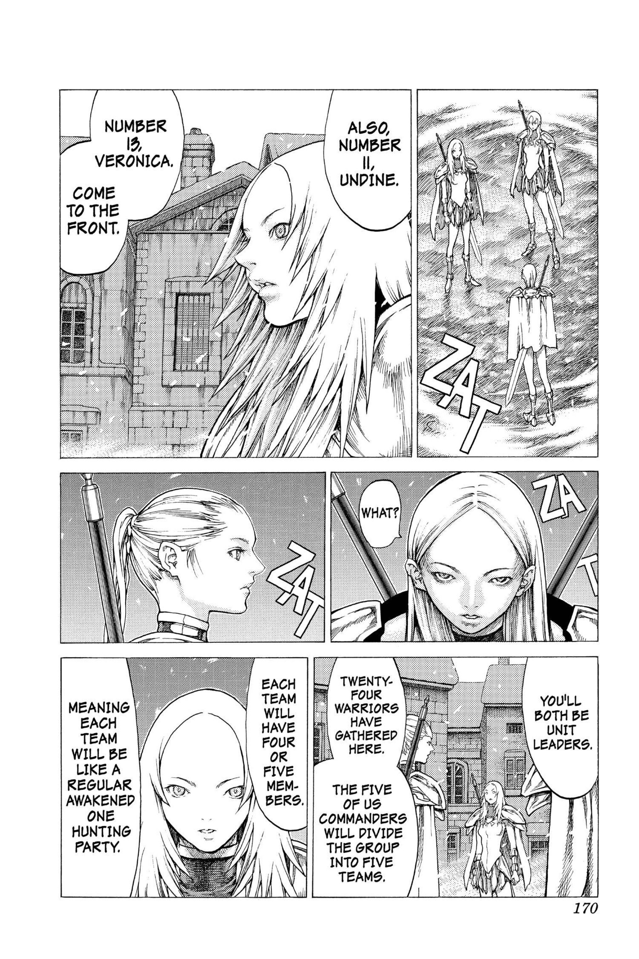 Read online Claymore comic -  Issue #9 - 159