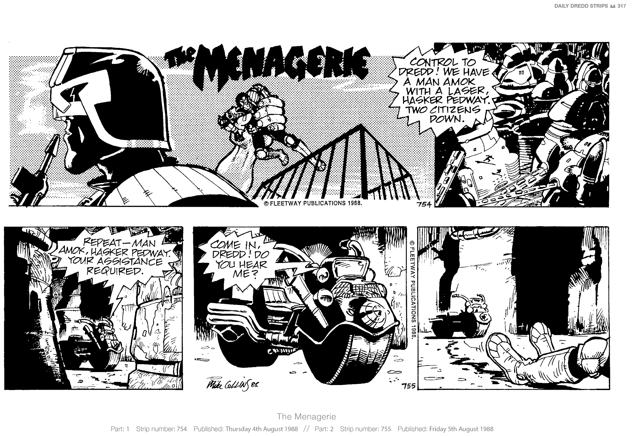 Read online Judge Dredd: The Daily Dredds comic -  Issue # TPB 2 - 320