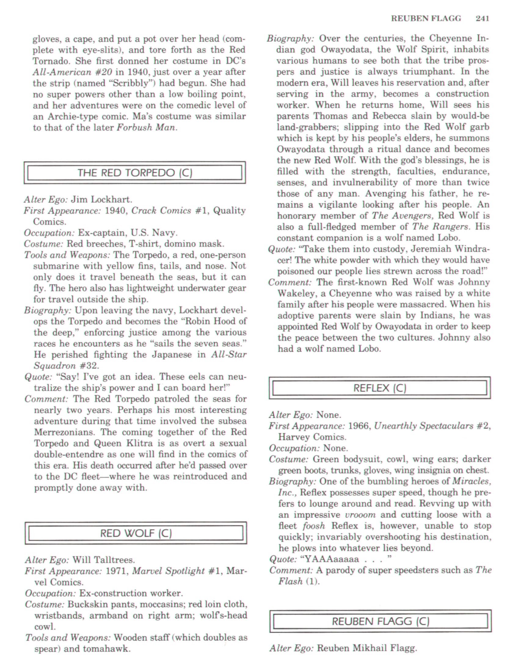 Read online The Encyclopedia of Superheroes comic -  Issue # TPB (Part 3) - 69