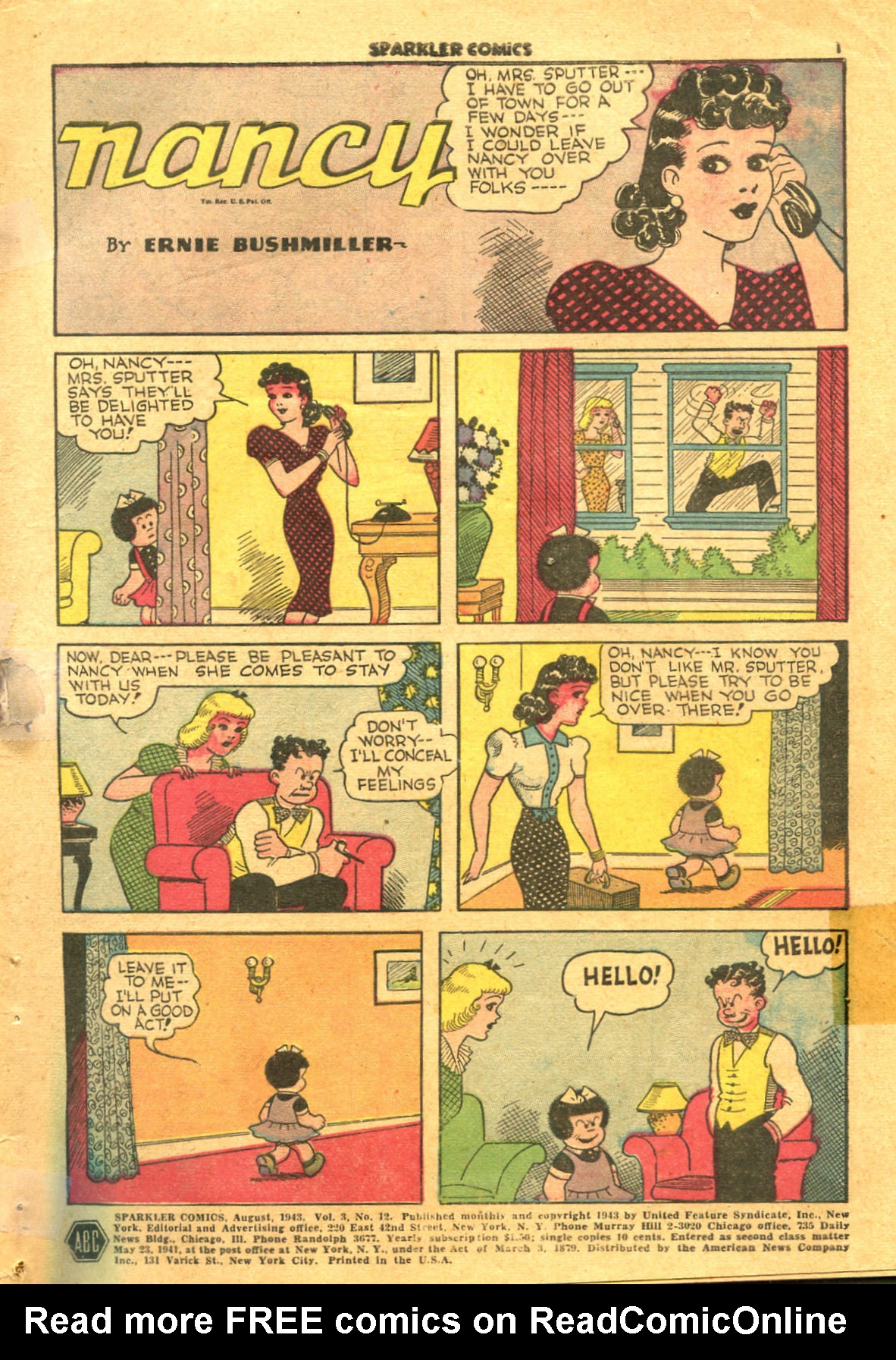 Read online Sparkler Comics comic -  Issue #24 - 3