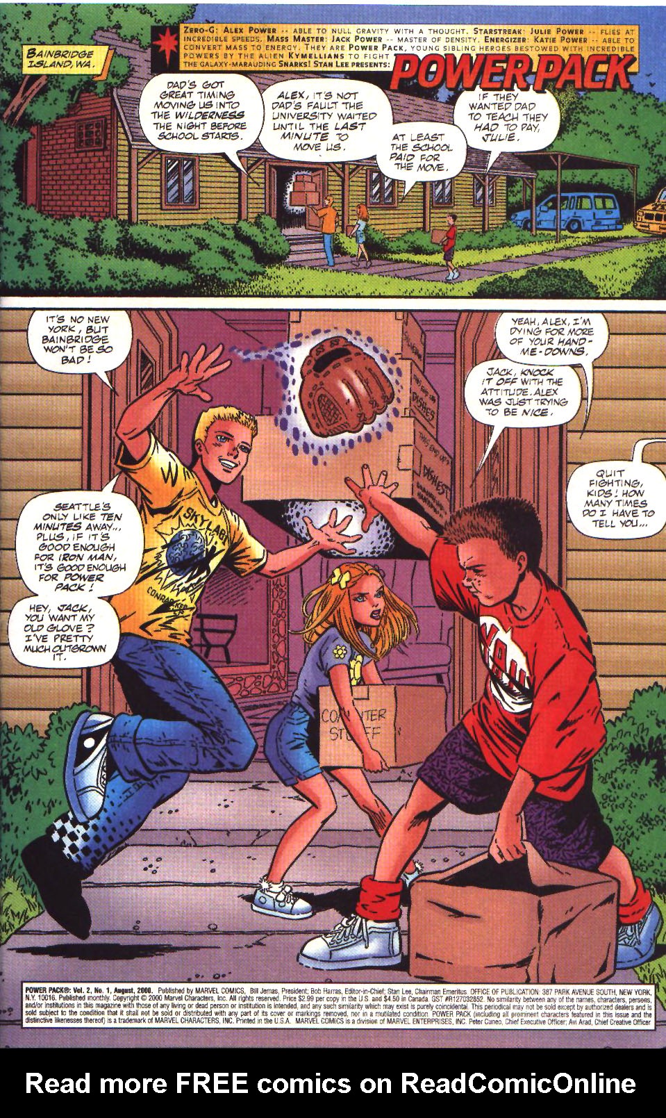Read online Power Pack (2000) comic -  Issue #1 - 2