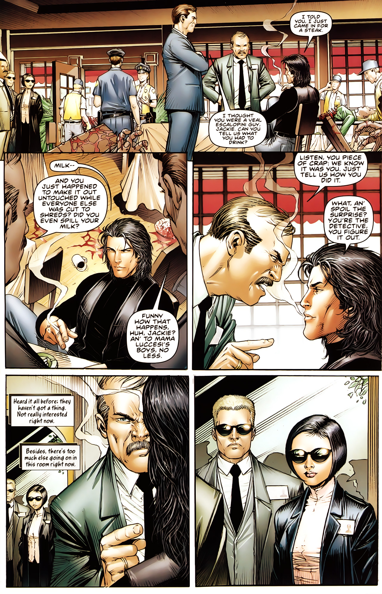 Read online The Darkness/Pitt comic -  Issue #1 - 12