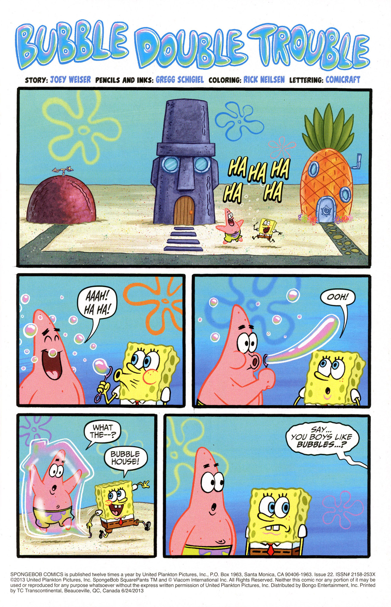 Read online SpongeBob Comics comic -  Issue #22 - 3