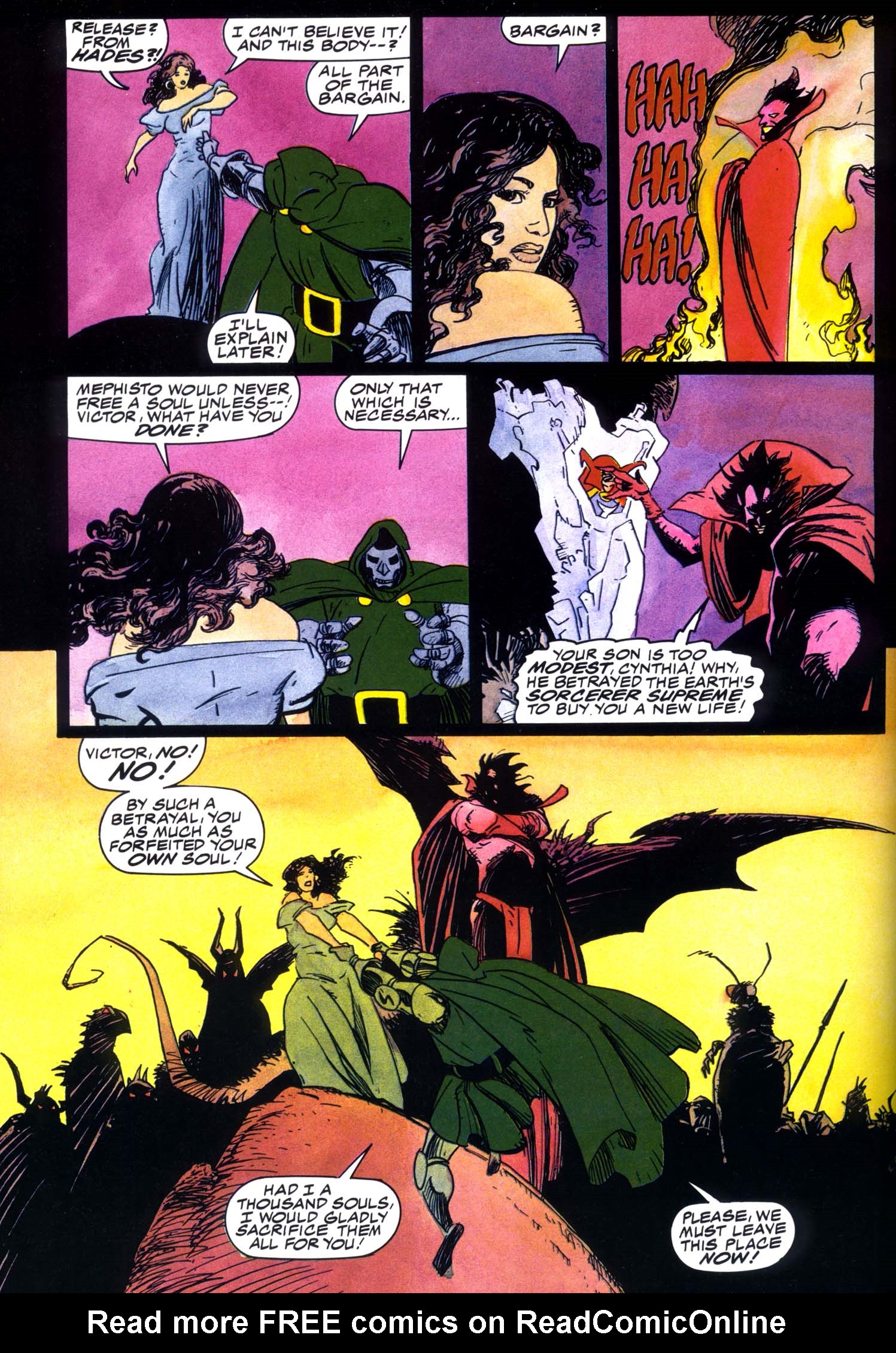 Read online Marvel Graphic Novel comic -  Issue #49 - Doctor Strange & Doctor Doom - Triumph & Torment - 67