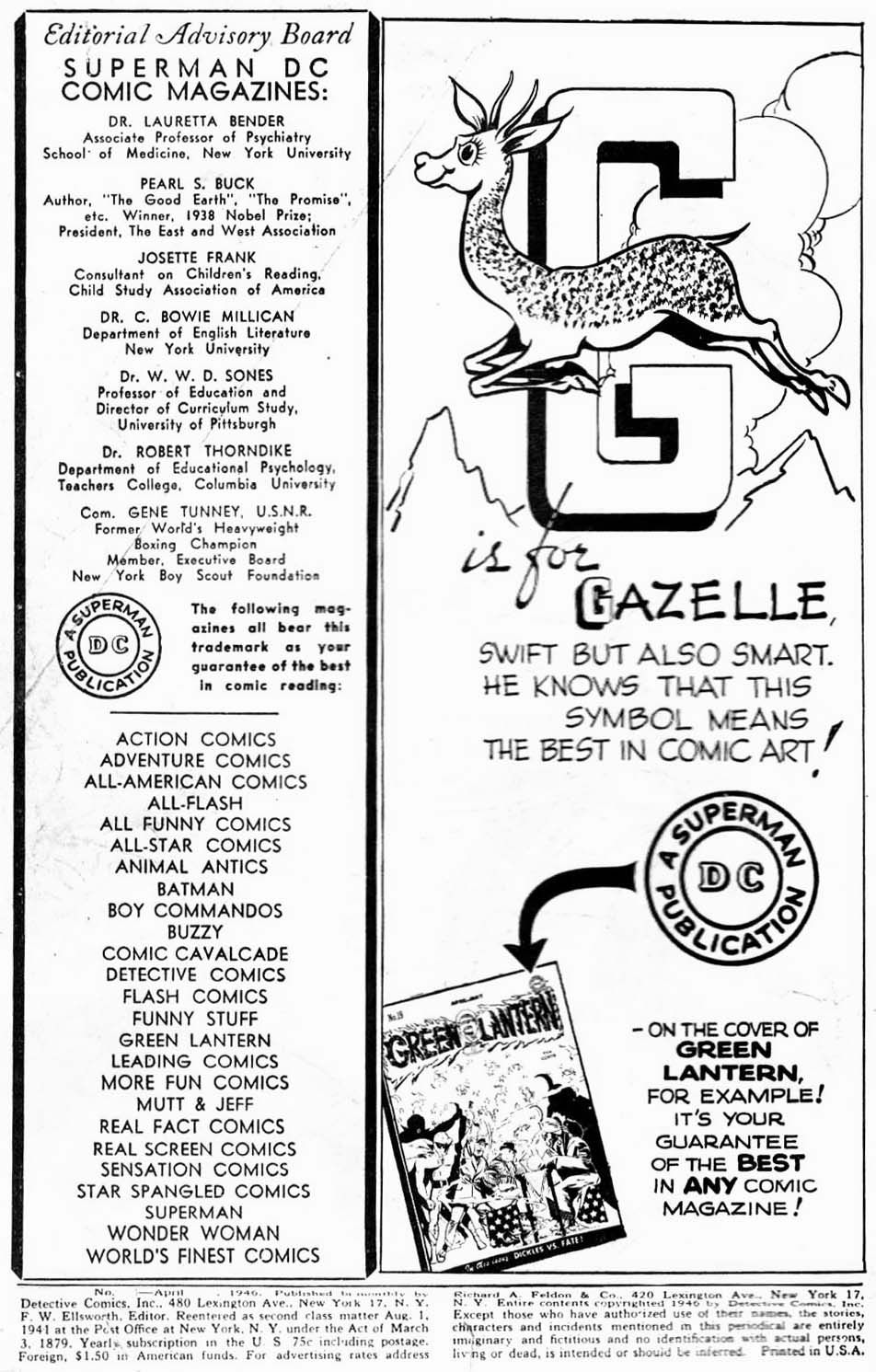 Read online More Fun Comics comic -  Issue #109 - 2