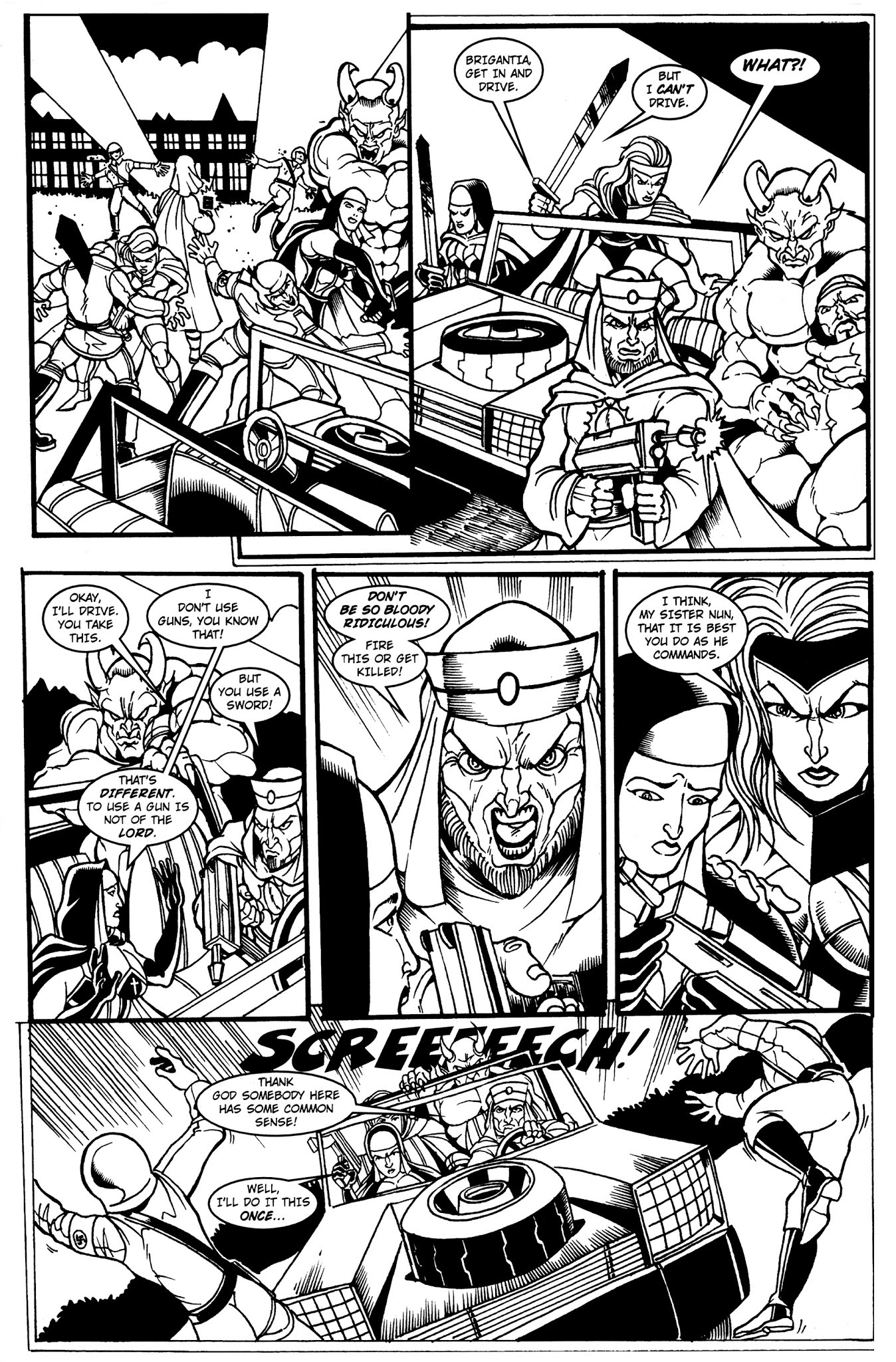 Read online Warrior Nun Brigantia comic -  Issue #3 - 13