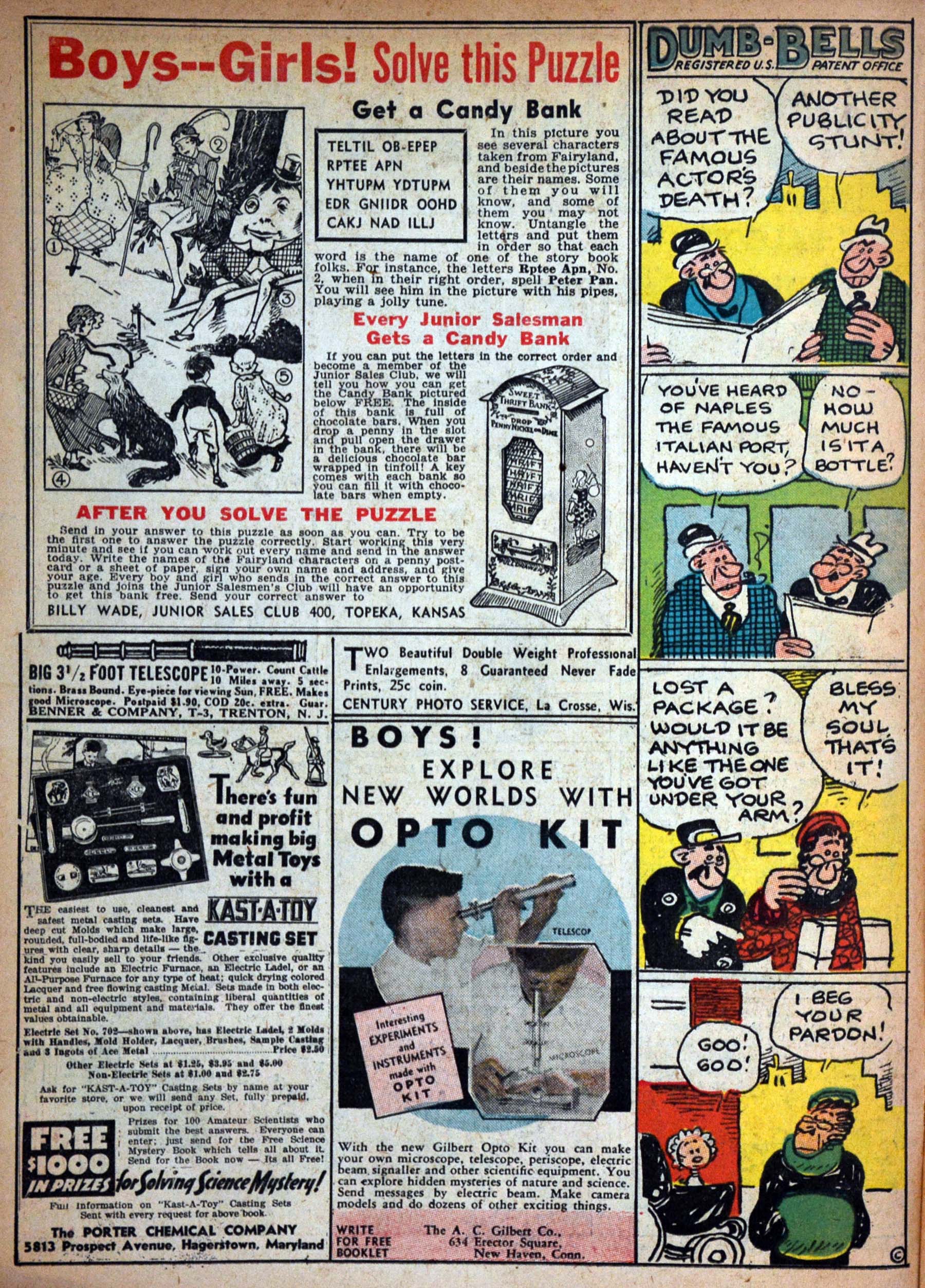 Read online Famous Funnies comic -  Issue #29 - 32