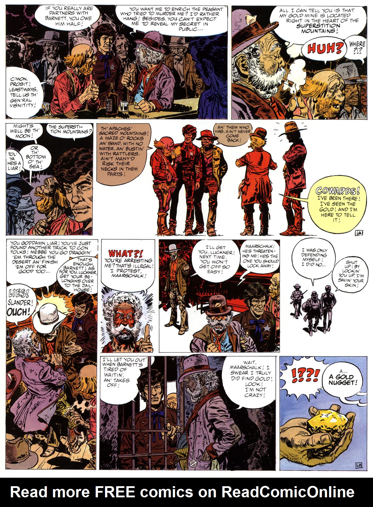 Read online Epic Graphic Novel: Marshal Blueberry comic -  Issue # TPB - 8