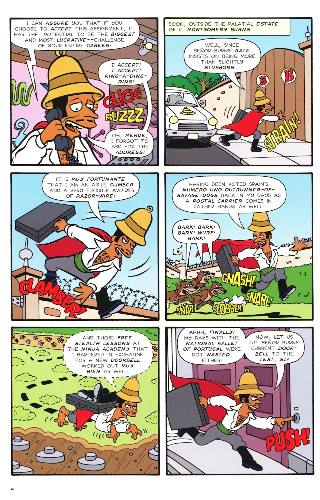 Read online Bongo Comics Presents Simpsons Super Spectacular comic -  Issue #8 - 16