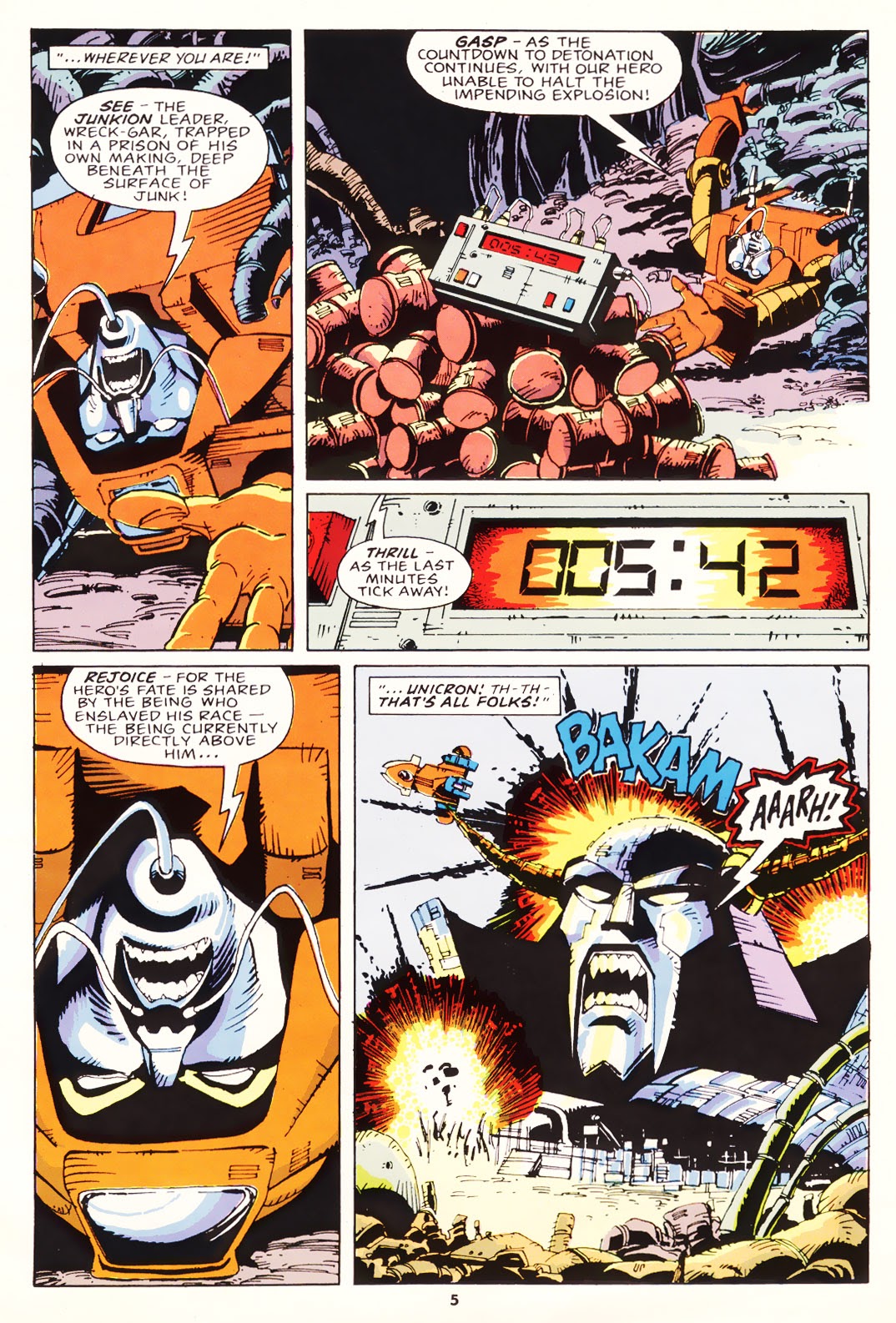 Read online The Transformers (UK) comic -  Issue #151 - 5