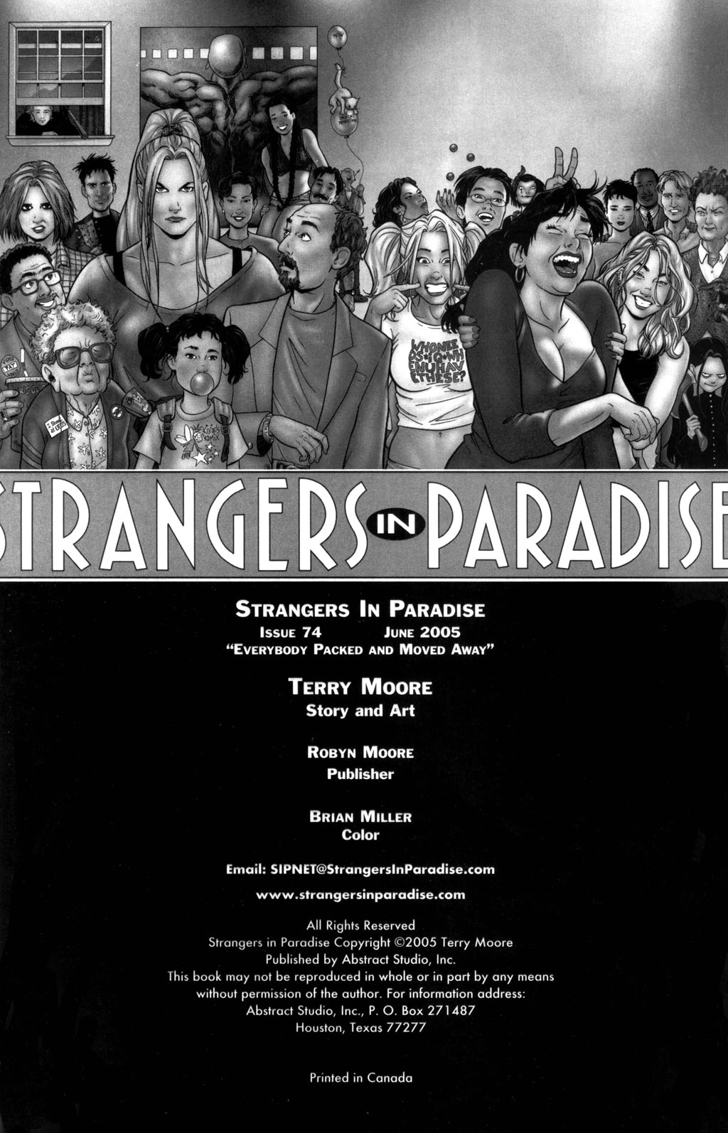 Read online Strangers in Paradise comic -  Issue #74 - 2
