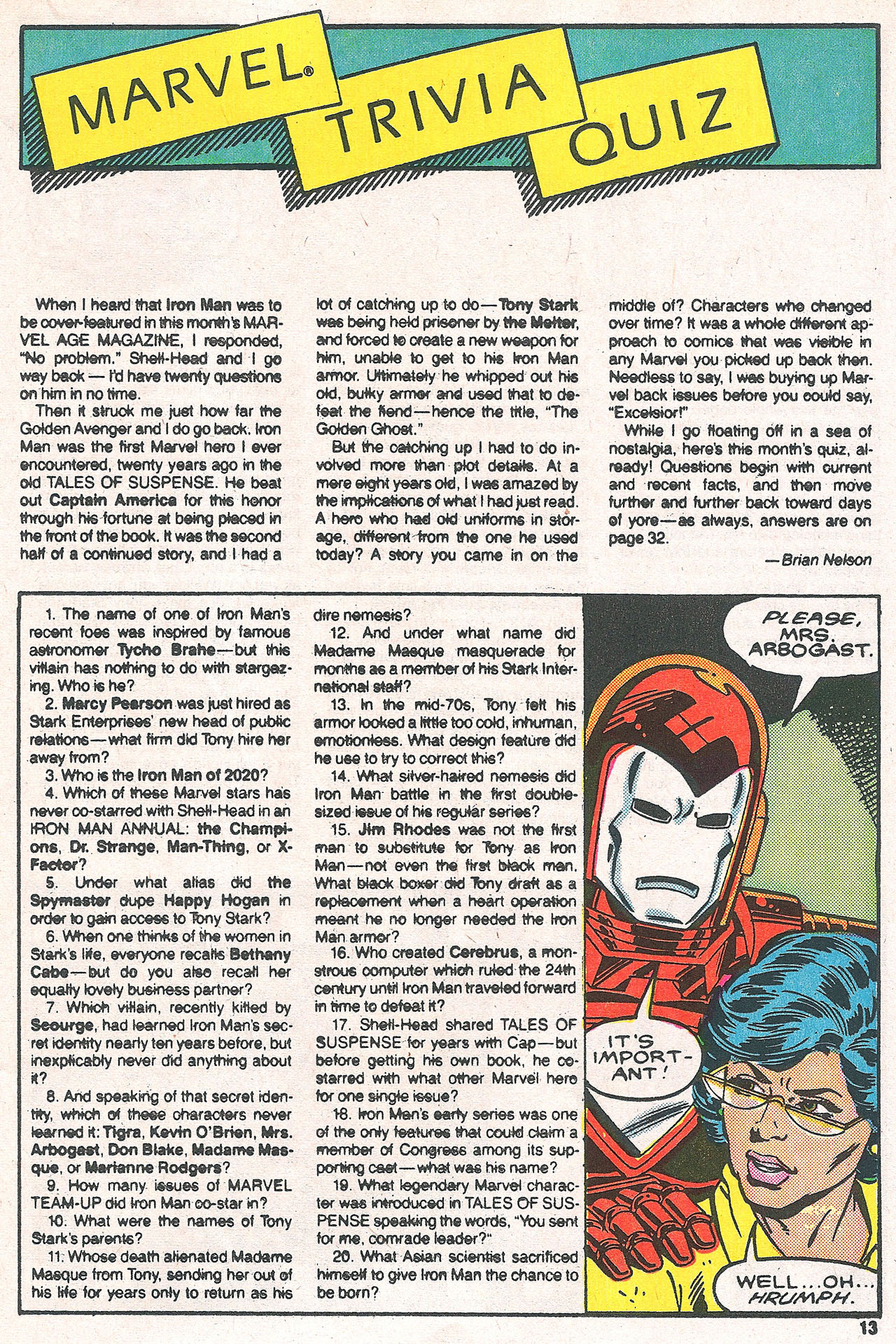 Read online Marvel Age comic -  Issue #55 - 14