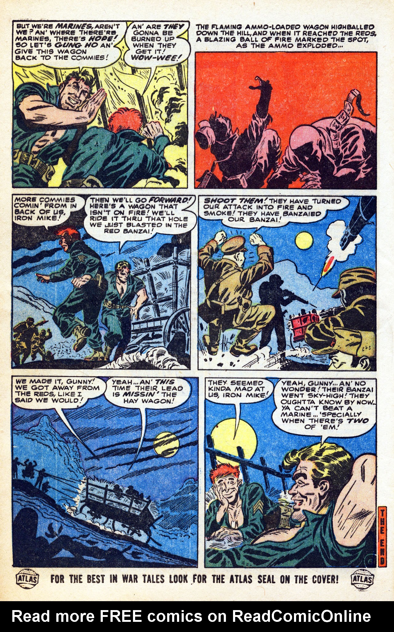 Read online Marines in Battle comic -  Issue #5 - 8