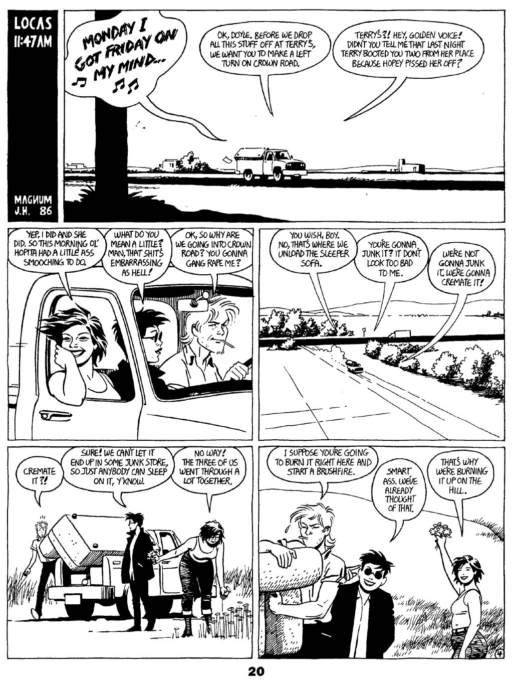 Read online Love and Rockets (1982) comic -  Issue #18 - 22