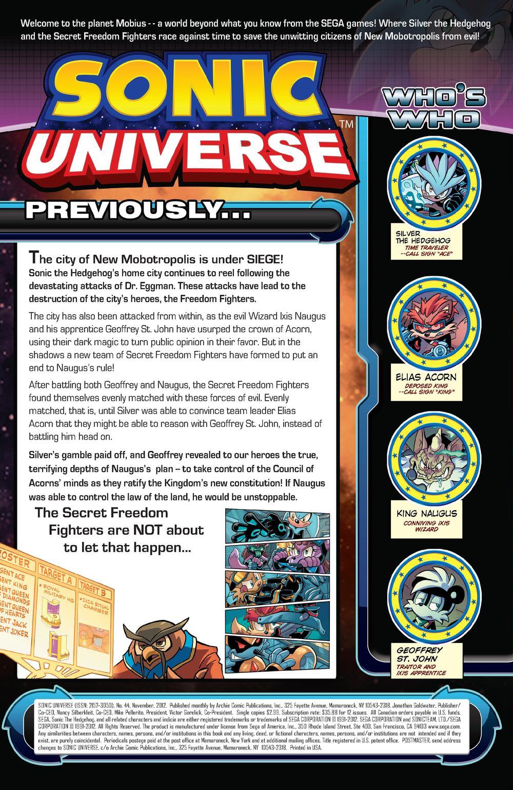 Read online Sonic Universe comic -  Issue #44 - 2