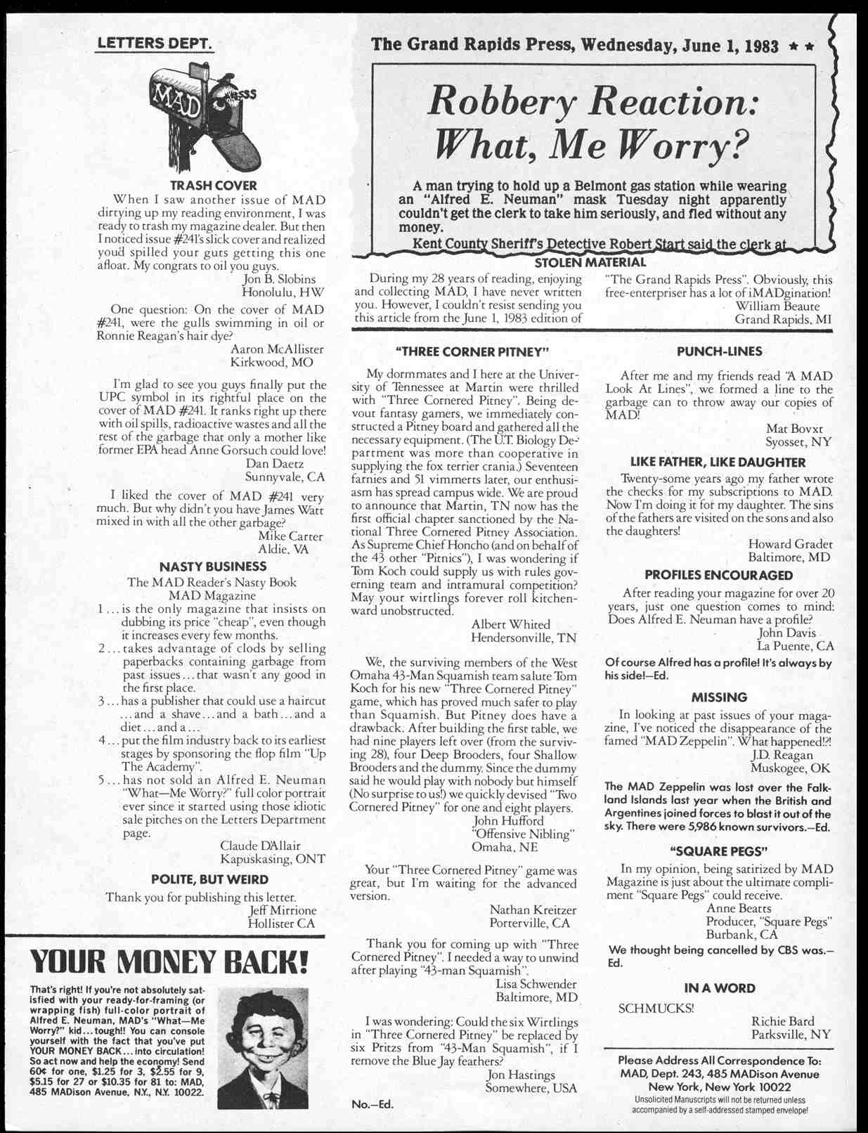 Read online MAD comic -  Issue #243 - 4