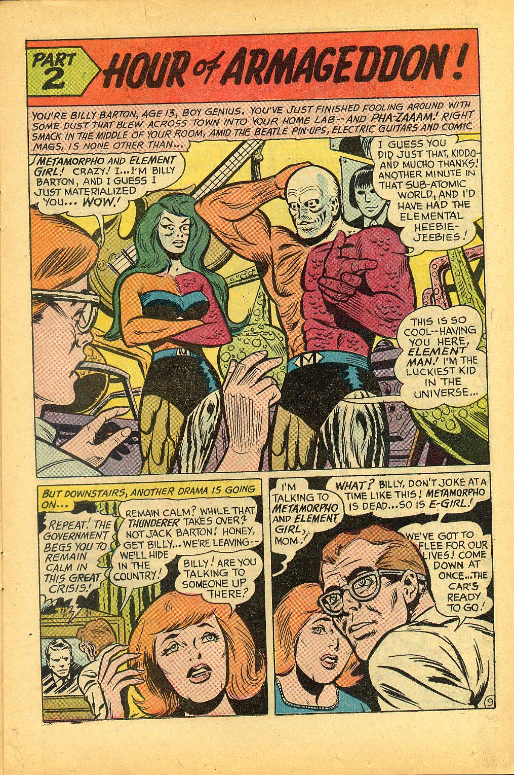 Read online Metamorpho comic -  Issue #15 - 15