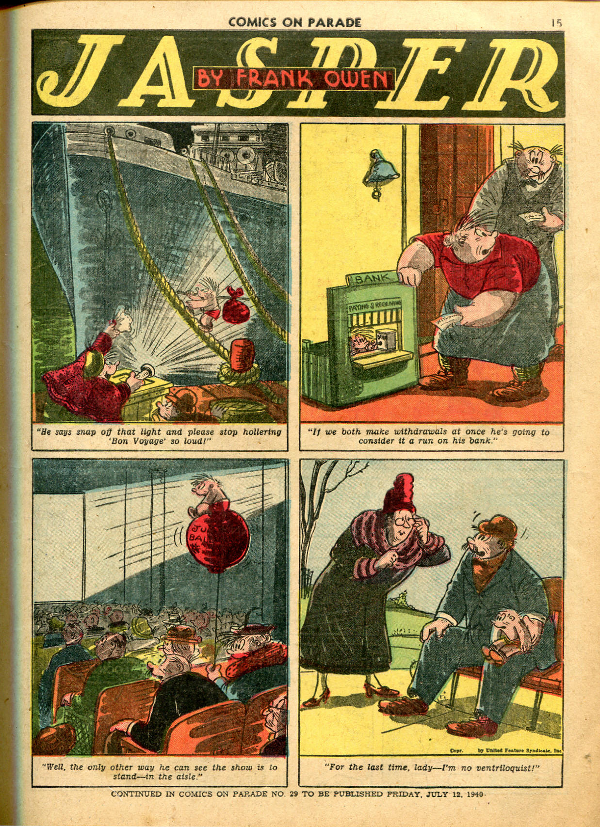 Read online Comics on Parade comic -  Issue #28 - 17