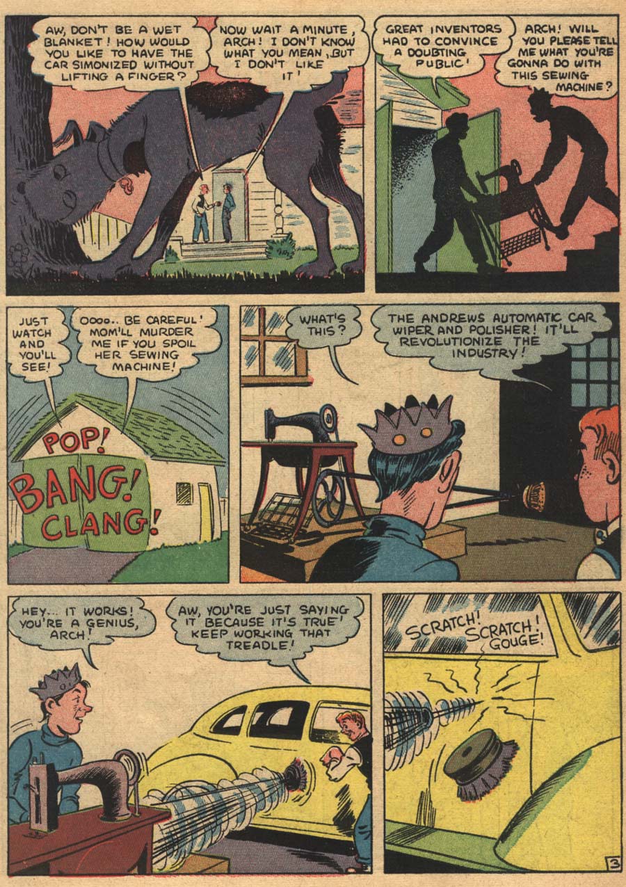 Read online Pep Comics comic -  Issue #56 - 5