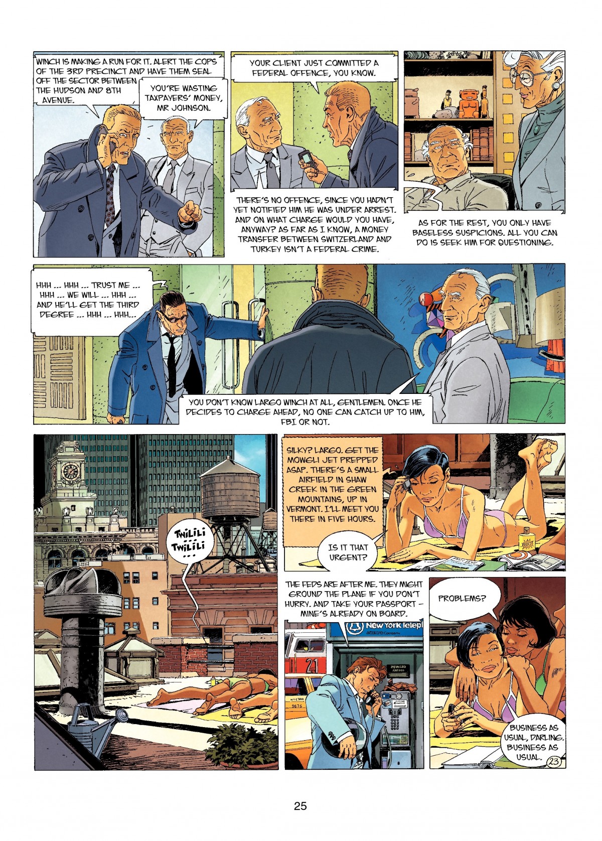 Read online Largo Winch comic -  Issue # TPB 13 - 25