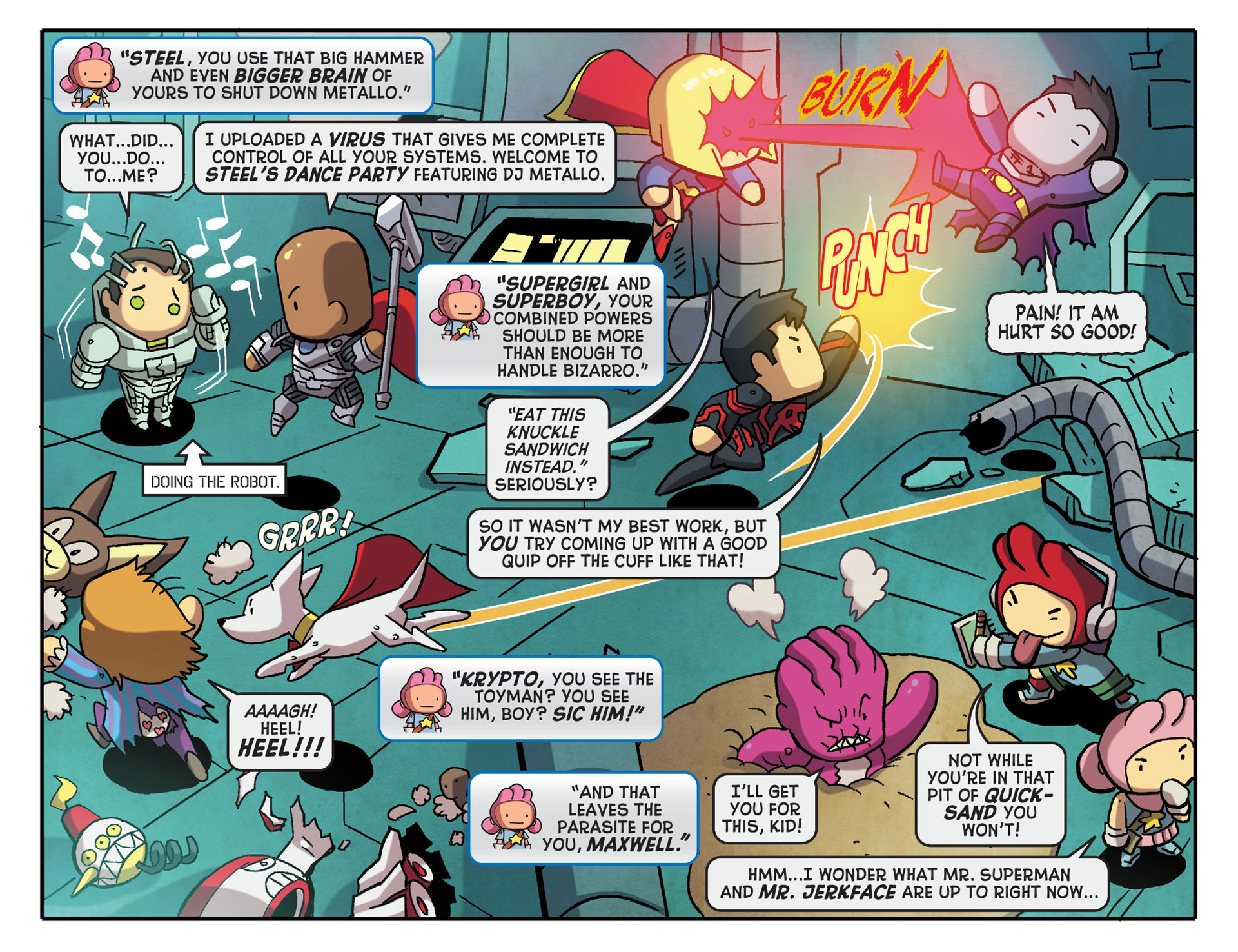 Read online Scribblenauts Unmasked: A Crisis of Imagination comic -  Issue #4 - 19
