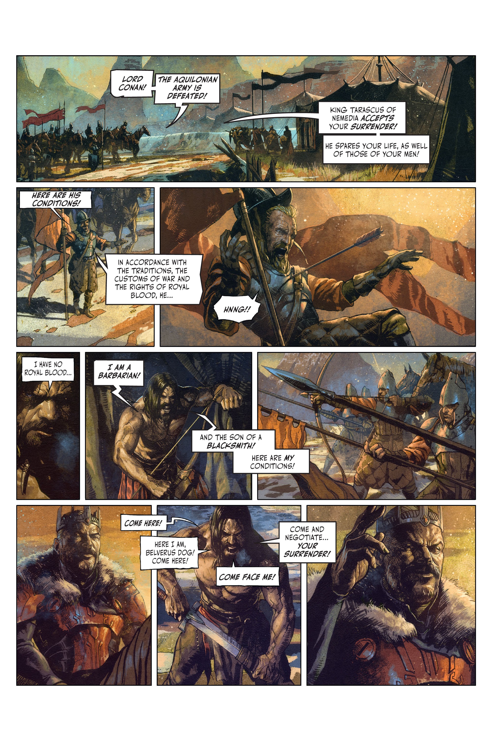 Read online The Cimmerian: Hour of the Dragon comic -  Issue #1 - 17