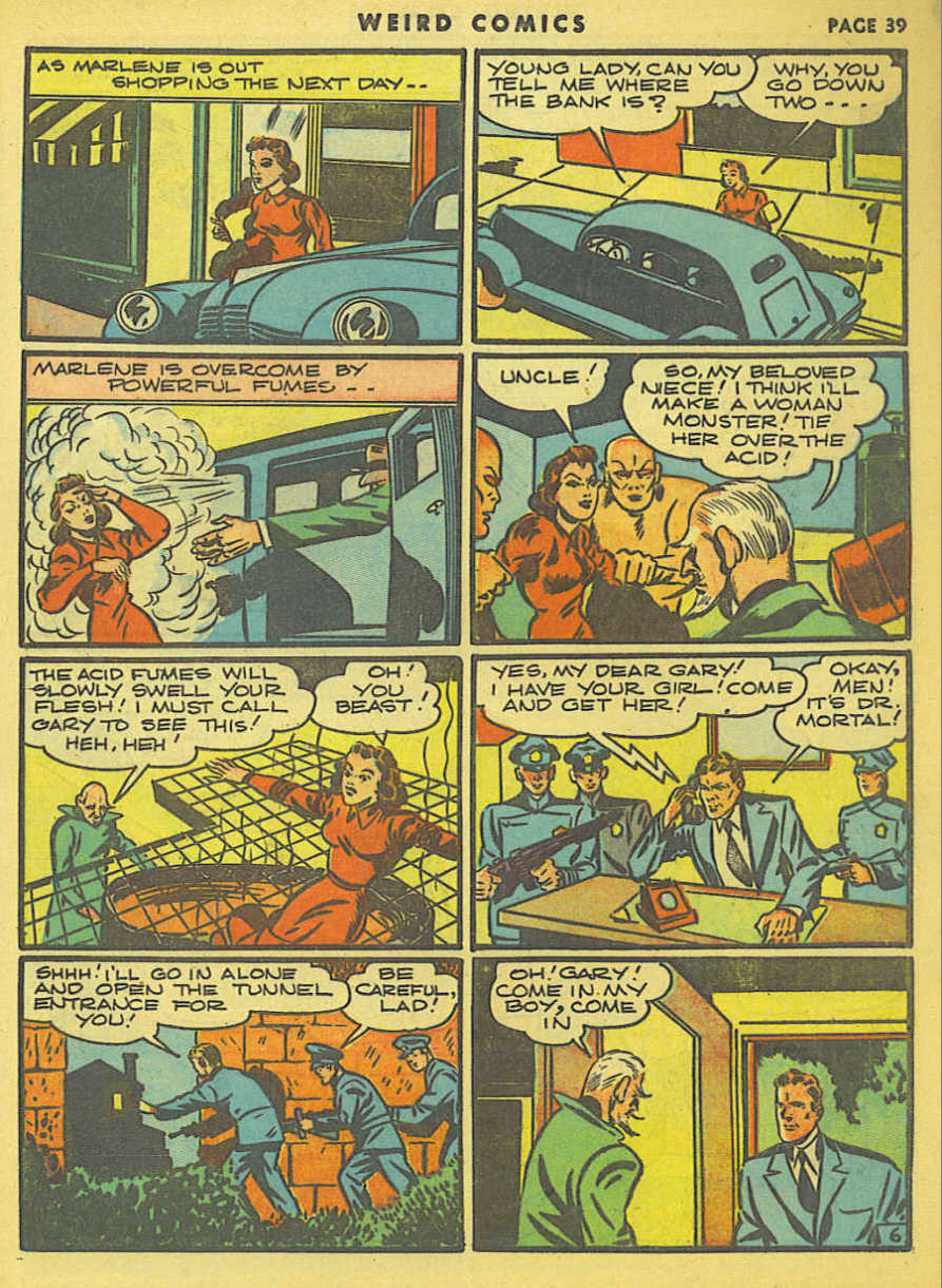 Read online Weird Comics comic -  Issue #10 - 37