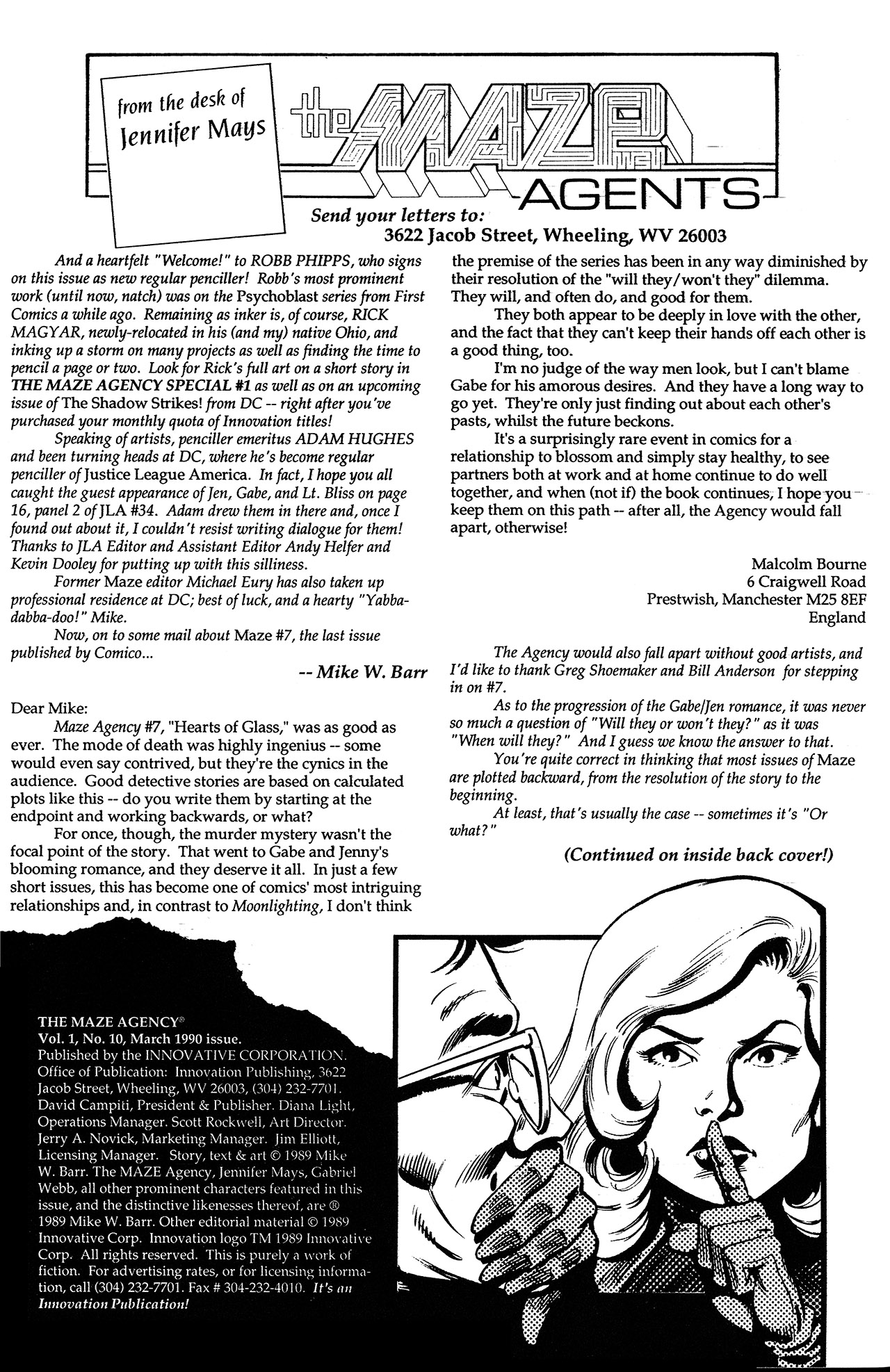 Read online Maze Agency (1989) comic -  Issue #10 - 2