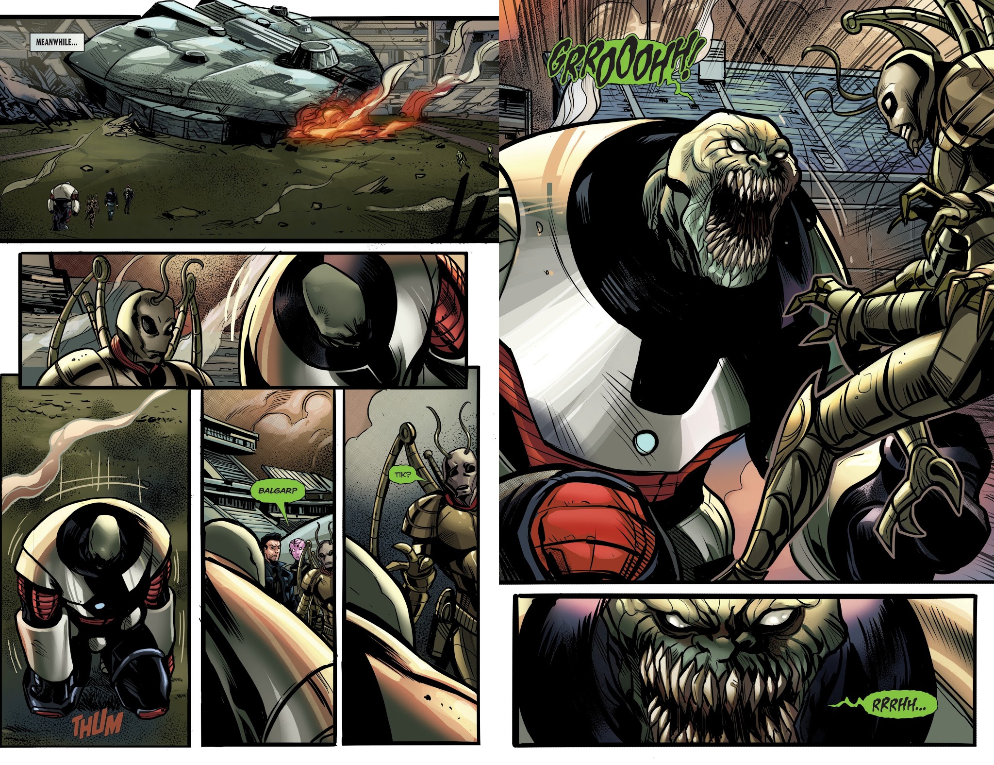 Read online Aliens vs. Zombies comic -  Issue #5 - 9