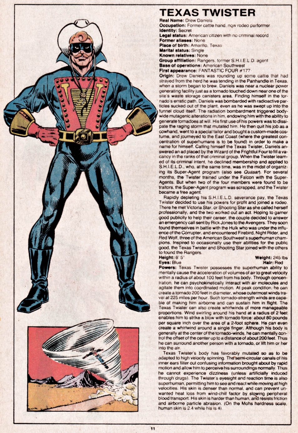 Read online The Official Handbook of the Marvel Universe comic -  Issue #11 - 12