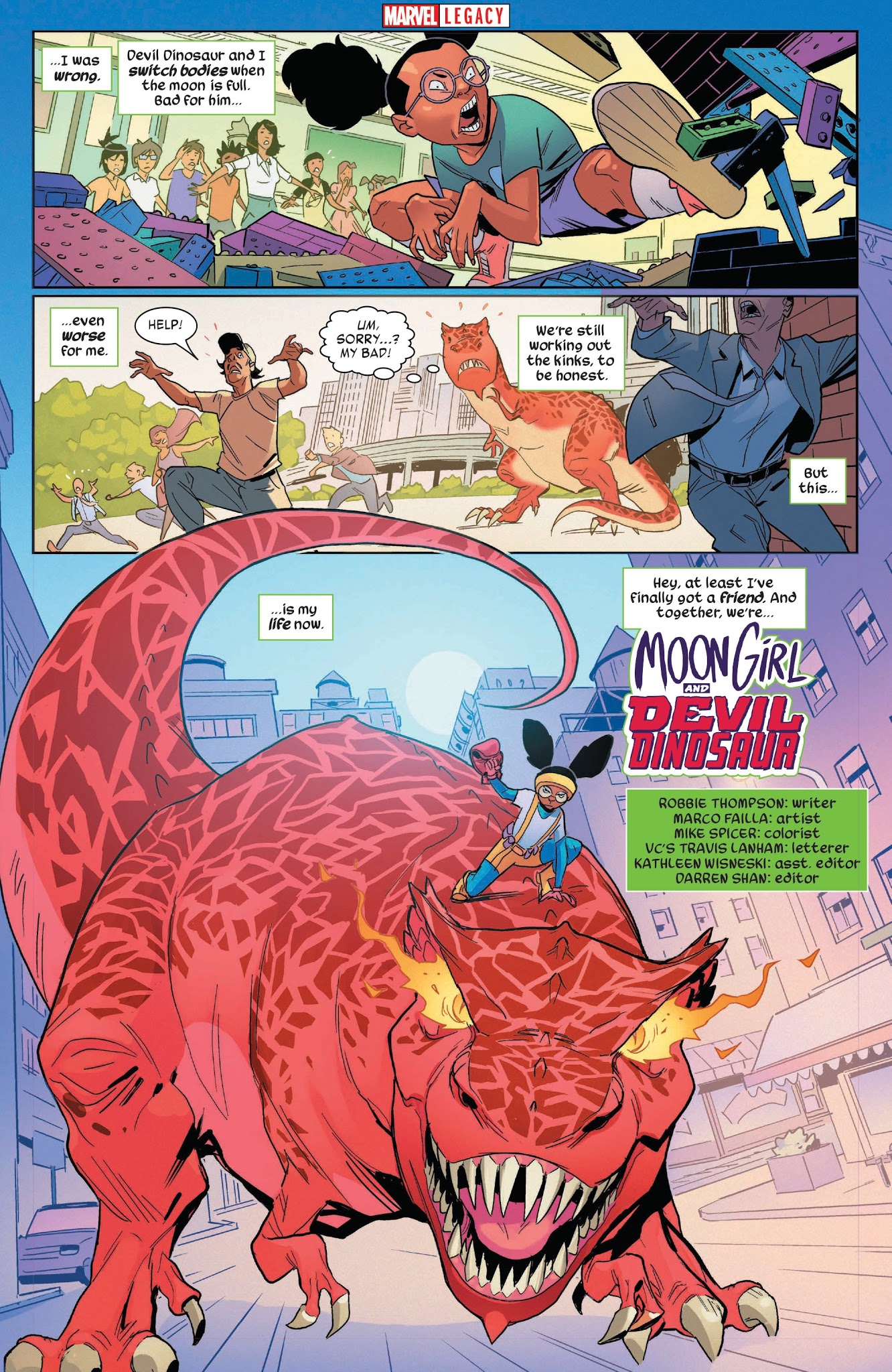Read online Moon Girl And Devil Dinosaur comic -  Issue # _Marvel Legacy Primer Pages - 4