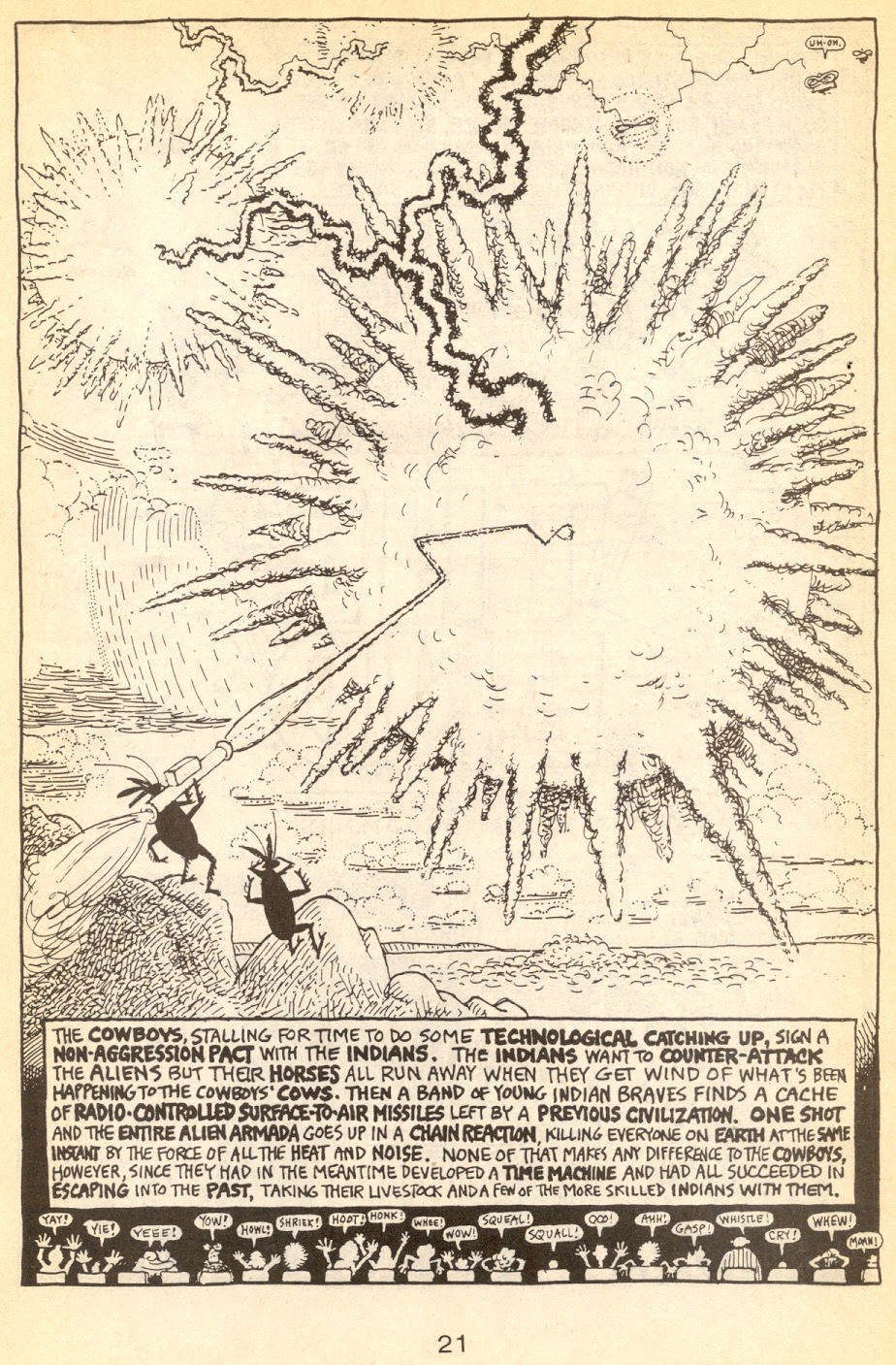 Read online Adventures of Fat Freddy's Cat comic -  Issue #6 - 23