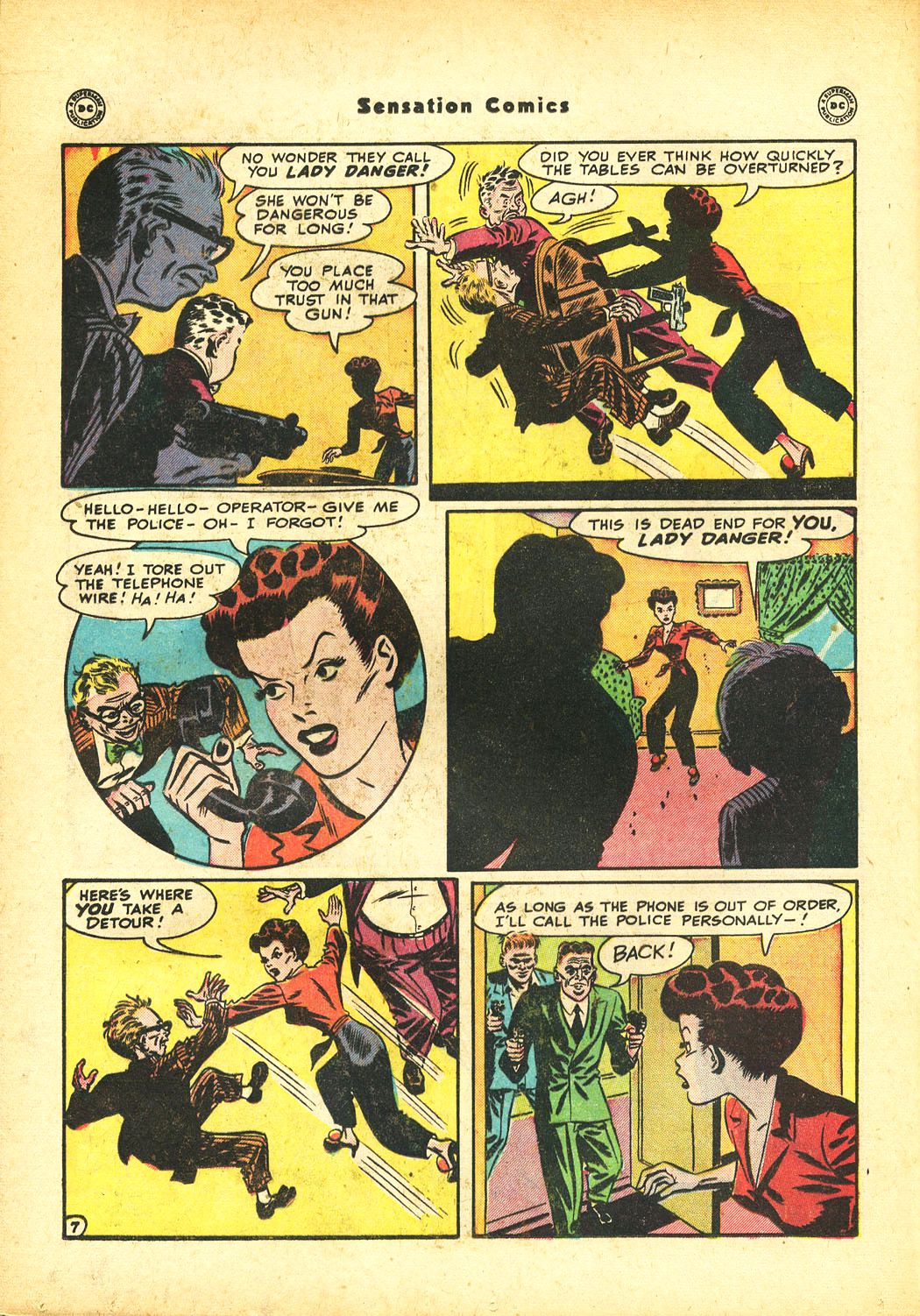 Read online Sensation (Mystery) Comics comic -  Issue #86 - 22